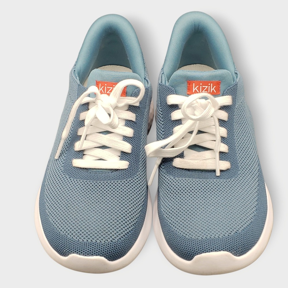 SOLD-Kizik Womens Athens Slip On Walking Sneakers Deep Blue Sz 8.5 Comfort Shoes - Picture 5 of 10